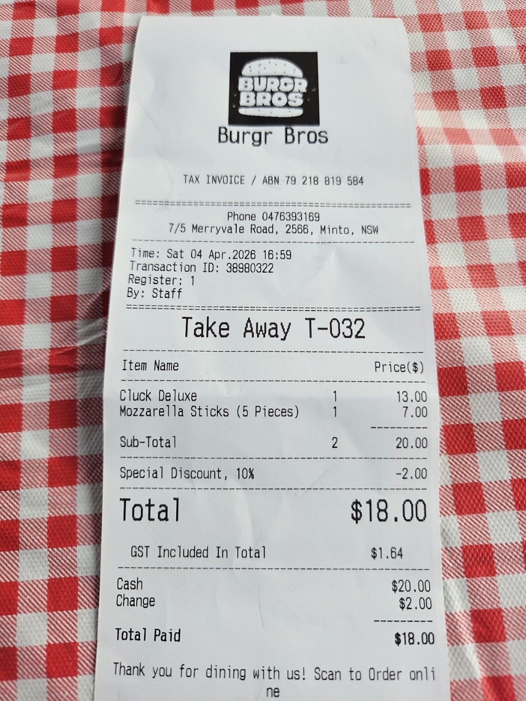 Burgr Bros | 7/5 Merryvale Rd, Minto NSW 2566, Australia | Phone: 0413 275 487