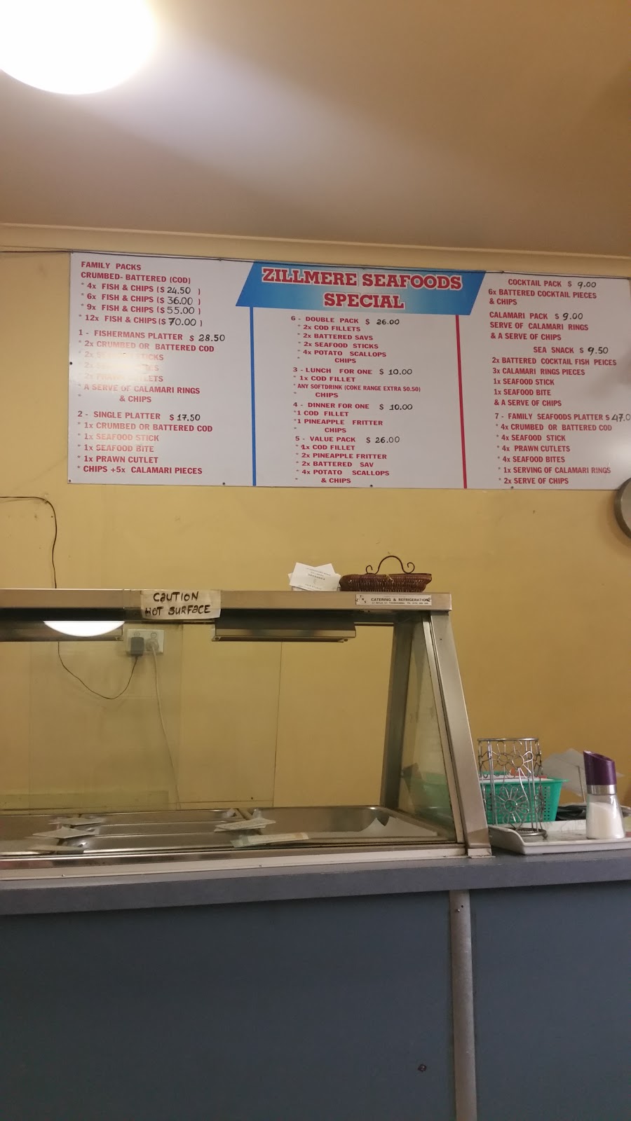 Zillmere Seafoods | meal takeaway | 26 Handford Rd, Zillmere QLD 4034, Australia | 0732656007 OR +61 7 3265 6007