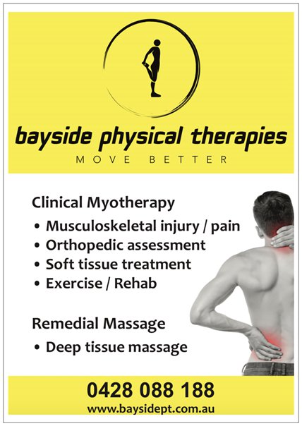 Bayside Physical Therapies | G02/254 Bay Rd, Sandringham VIC 3191, Australia | Phone: 0428 088 188