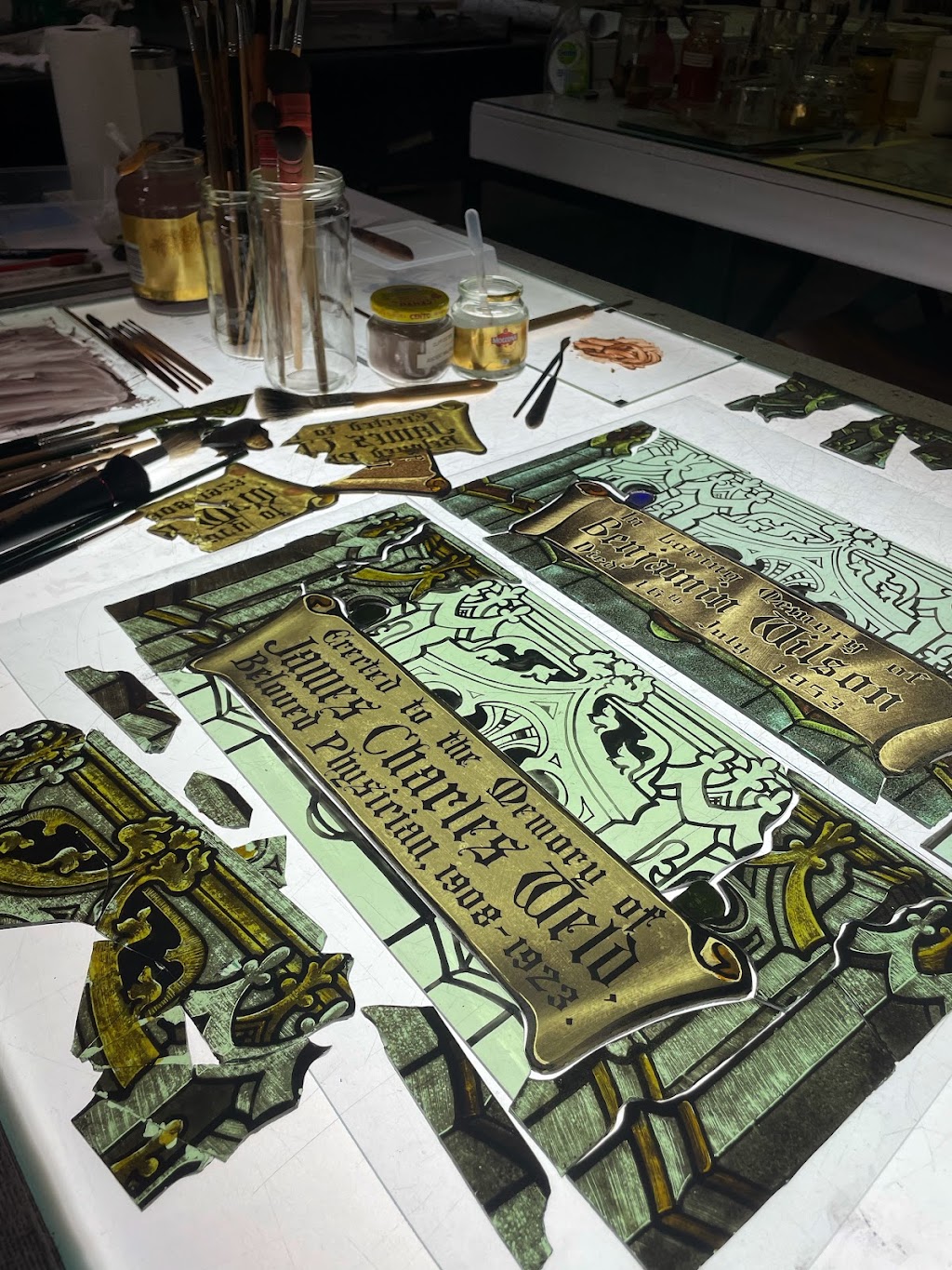 Robert Rusev Stained Glass | Factory 7/1625 Main Rd, Research VIC 3095, Australia | Phone: 0407 092 841