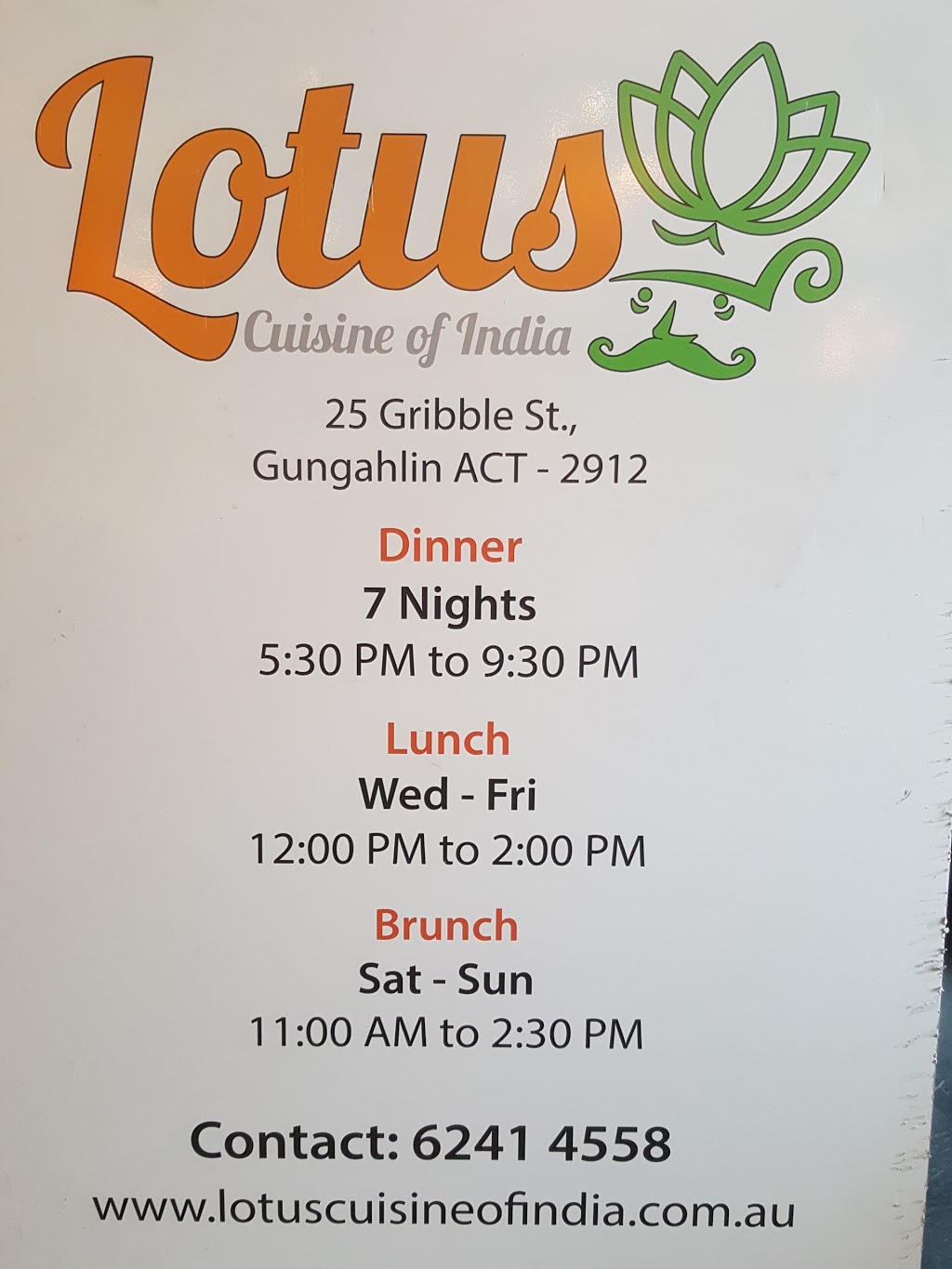 Lotus Cuisine of India | 25 Gribble St, Gungahlin ACT 2912, Australia | Phone: (02) 6241 4558