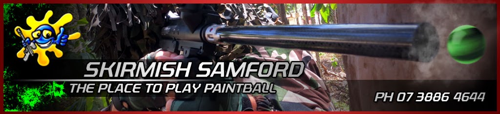 Skirmish Samford Paintball | 321 Mount Samson Rd, Samford Valley QLD 4520, Australia | Phone: 0427 220 009