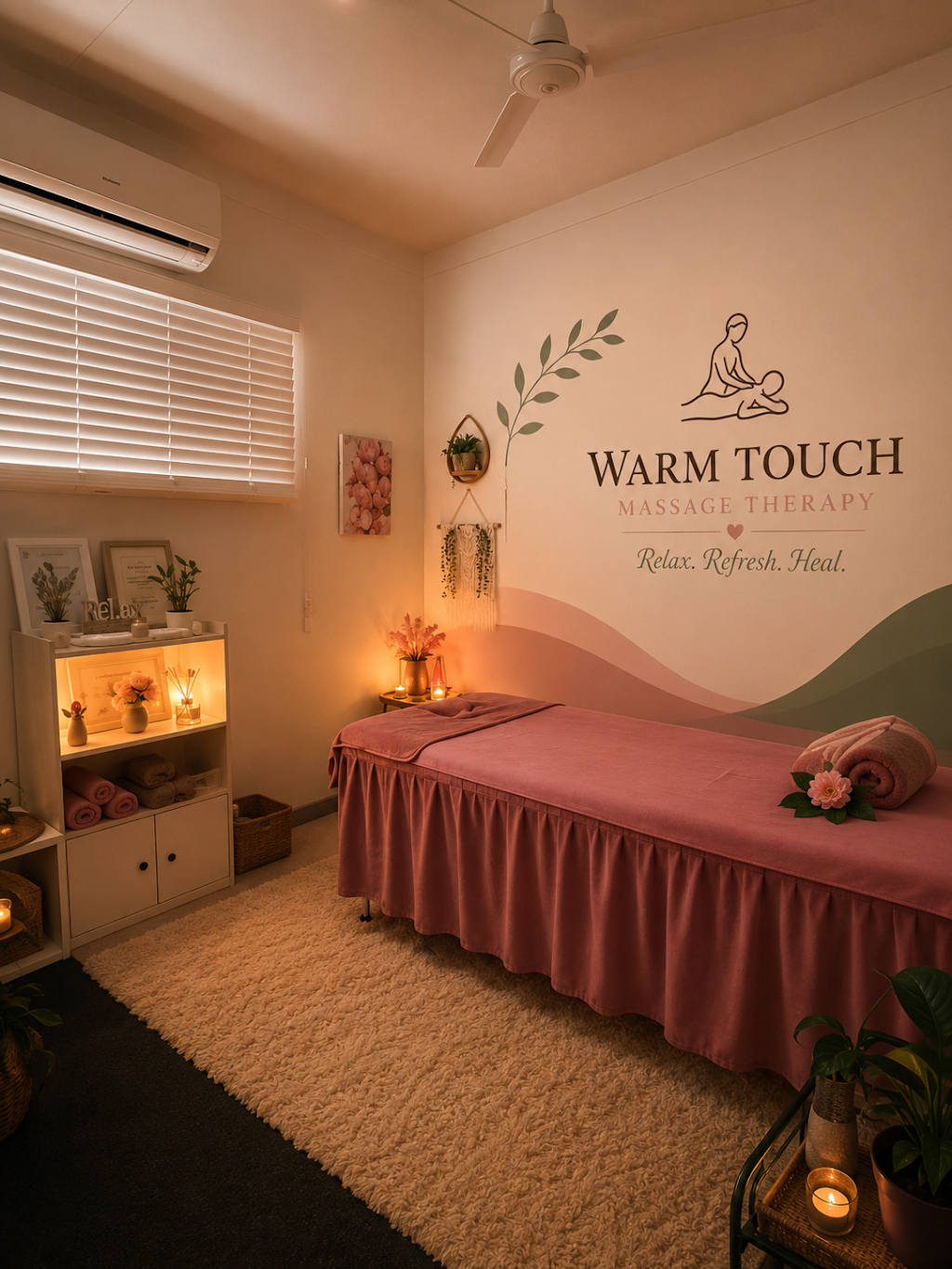 Warm touch massage therapy | 3 Hannay St, Moranbah QLD 4744, Australia | Phone: 0427 647 998