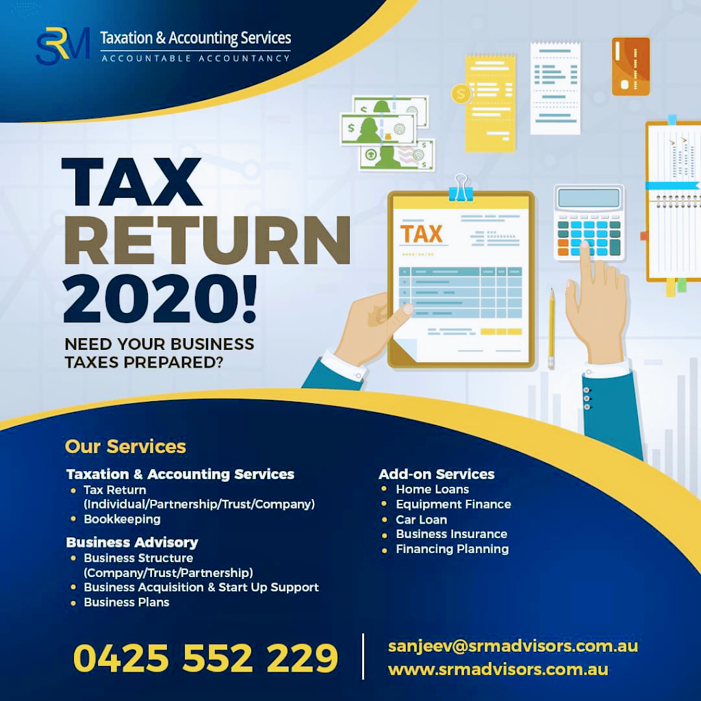 SRM Taxation And Accounting Services Canning Vale | accounting | 3 Laggan Rd, Canning Vale WA 6155, Australia | 0425552229 OR +61 425 552 229