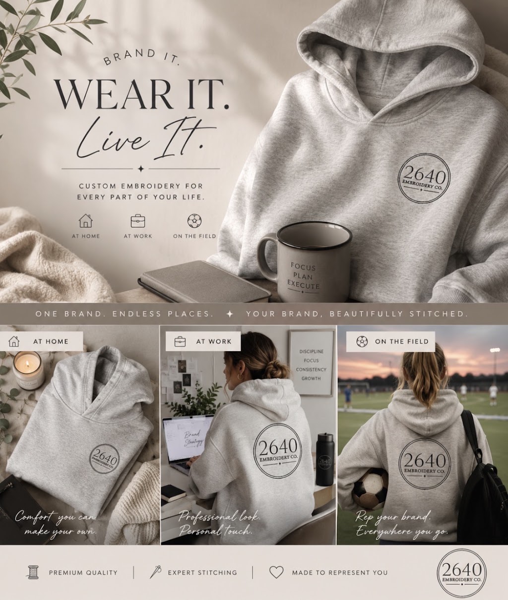 2640 Embroidery Co | 9 Finke Ct, Hamilton Valley NSW 2641, Australia | Phone: 0458 405 155