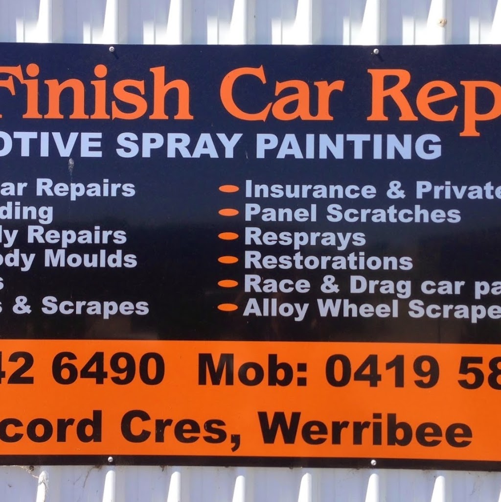 Pro Finish Car Repairs | car repair | 4A Concorde Cres, Werribee VIC 3030, Australia | 0387426490 OR +61 3 8742 6490