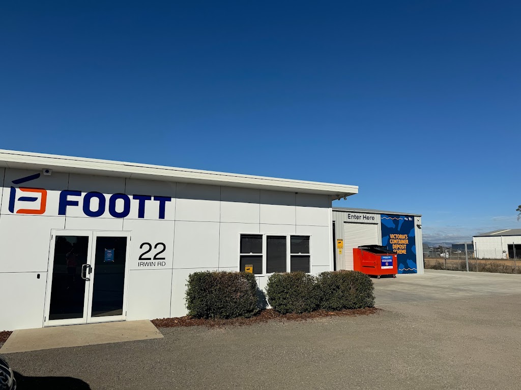 Benalla CDS Vic FOOTT depot | 22 Irwin Rd, Benalla VIC 3672, Australia | Phone: 1300 236 688