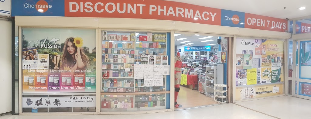 Chemsave Pharmacy Cabramatta | pharmacy | Cabramatta Plaza, Shop 8/10/180 Railway Pde, Cabramatta NSW 2166, Australia | 0297266161 OR +61 2 9726 6161