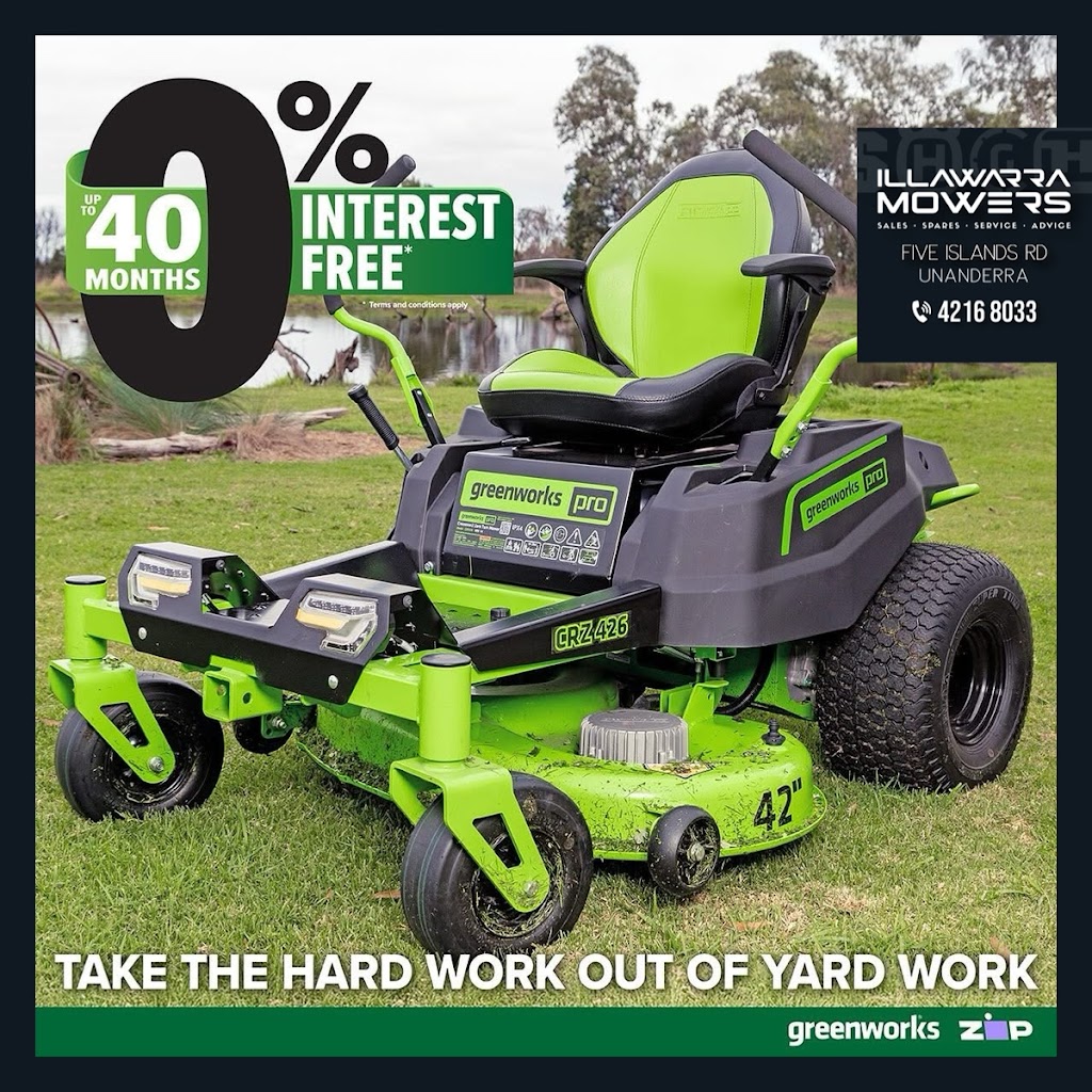 Illawarra Mowers | Unit 6/175-177 Five Islands Rd, entry via, Waynote Pl, Unanderra NSW 2526, Australia | Phone: (02) 4216 8033