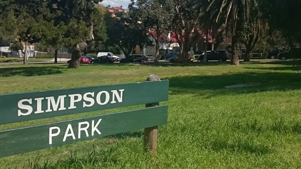 Simpson Park | park | 59/61 Macpherson St, Waverley NSW 2024, Australia | 0290838925 OR +61 2 9083 8925