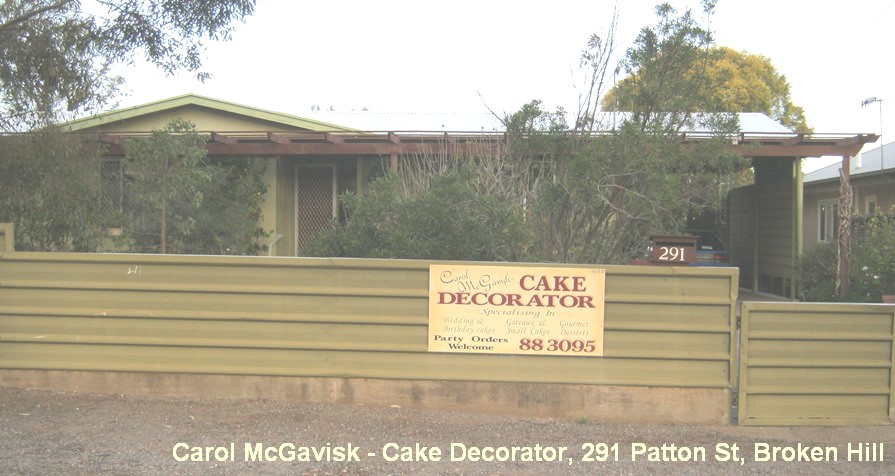 Carol McGavisk - Cake Decorator | bakery | 291 Patton St, Broken Hill NSW 2880, Australia | 0880883095 OR +61 8 8088 3095