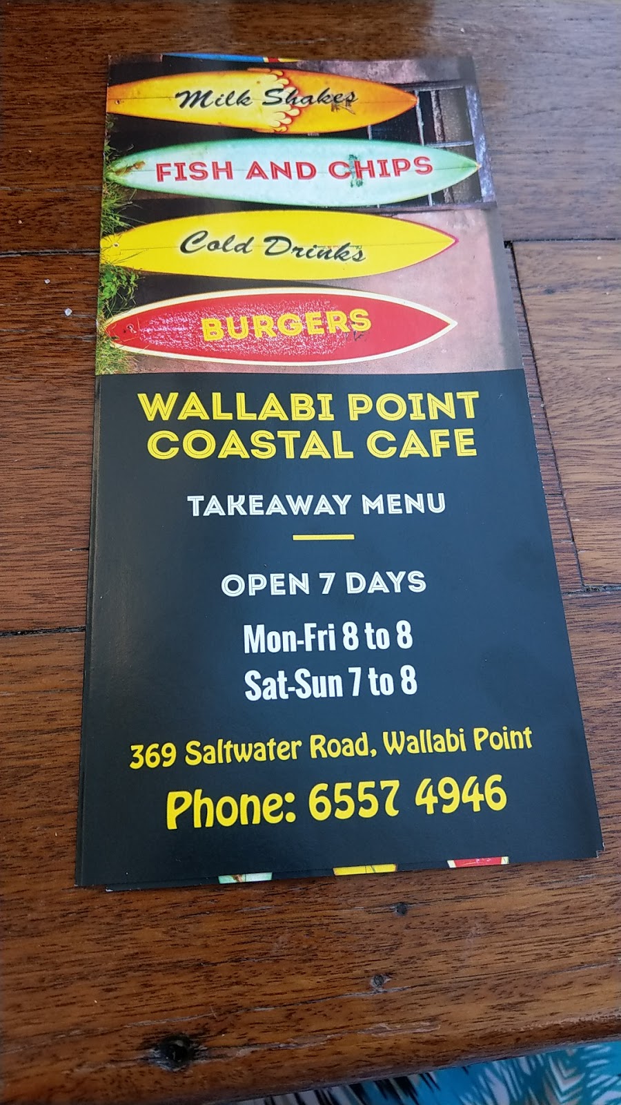 Wallabi Point Coastal Cafe | 369 Saltwater Rd, Wallabi Point NSW 2430, Australia | Phone: (02) 6557 4946