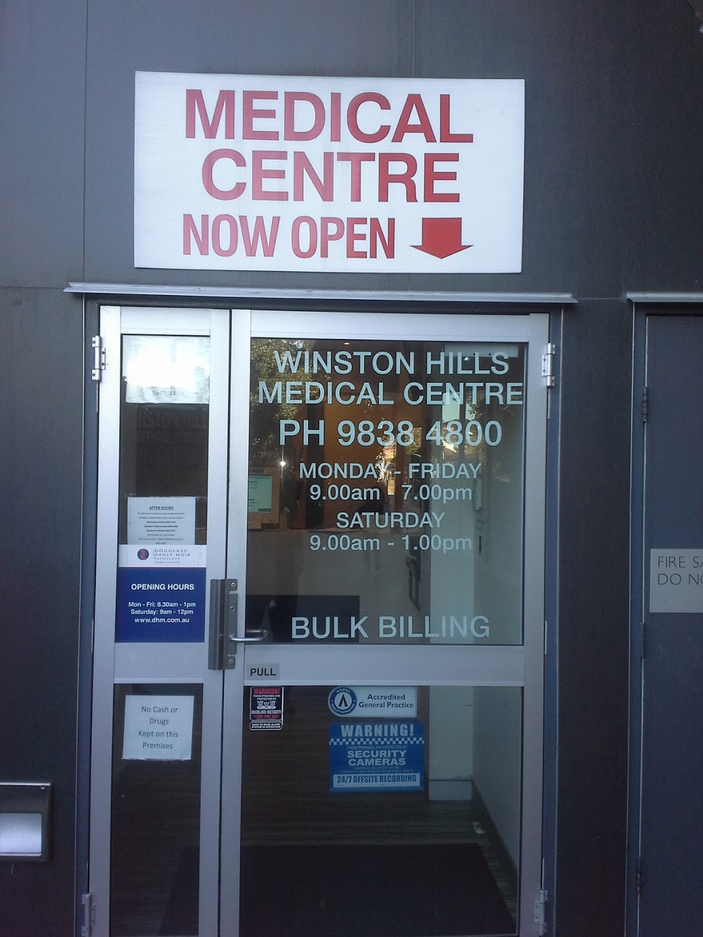 Winston Hills Medical Centre | Winston Hills Mall, Shop 68/180 Caroline Chisholm Dr, Winston Hills NSW 2153, Australia | Phone: (02) 9838 4800