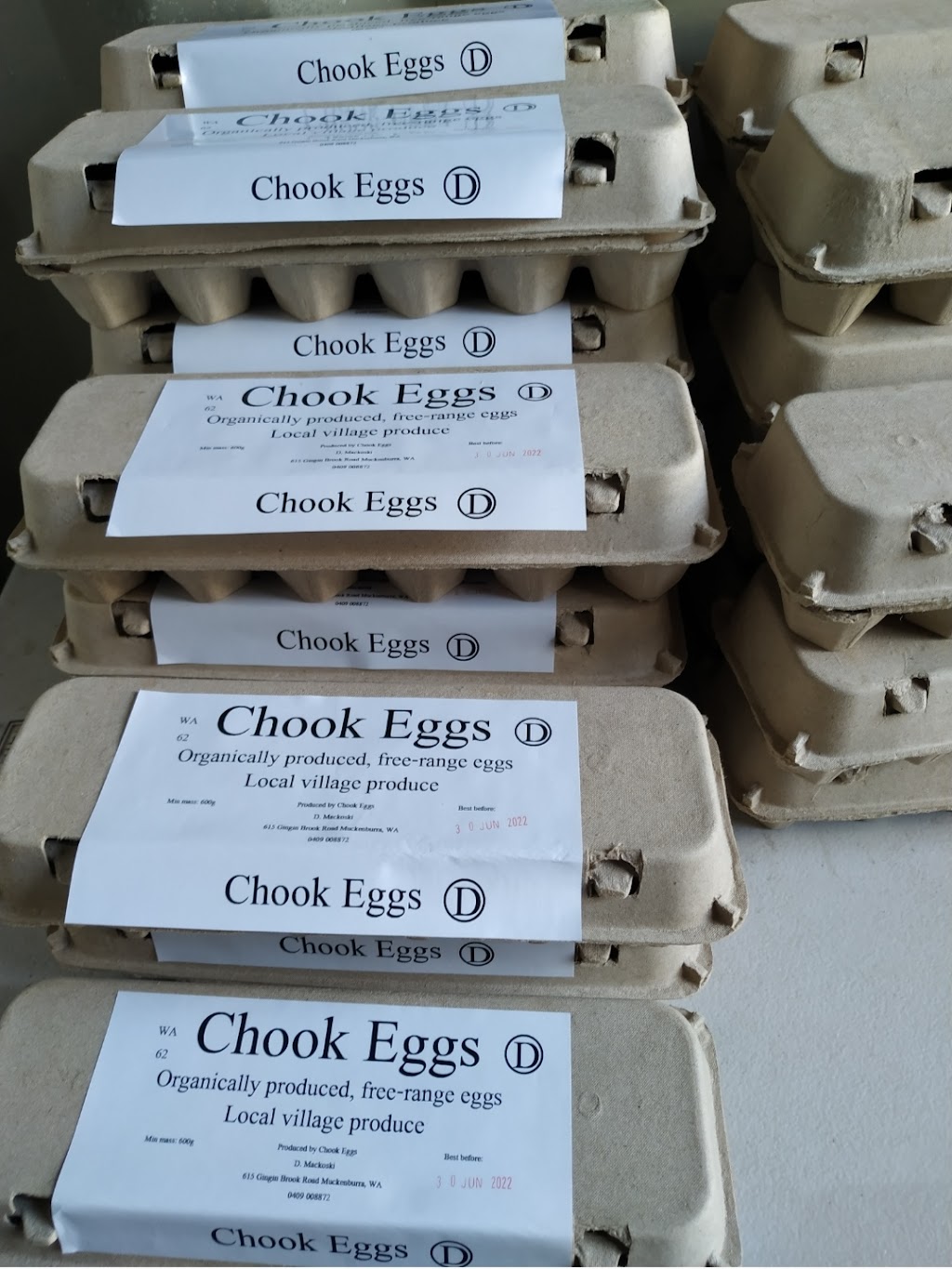 Chook eggs |  | 615 Gingin Brook Rd, Muckenburra WA 6503, Australia | 0409008872 OR +61 409 008 872