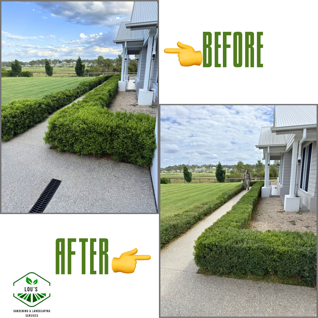 Lou’s Gardening & Landscaping Services | 15 Challenge Ave, Kensington Grove QLD 4341, Australia | Phone: 0424 890 129