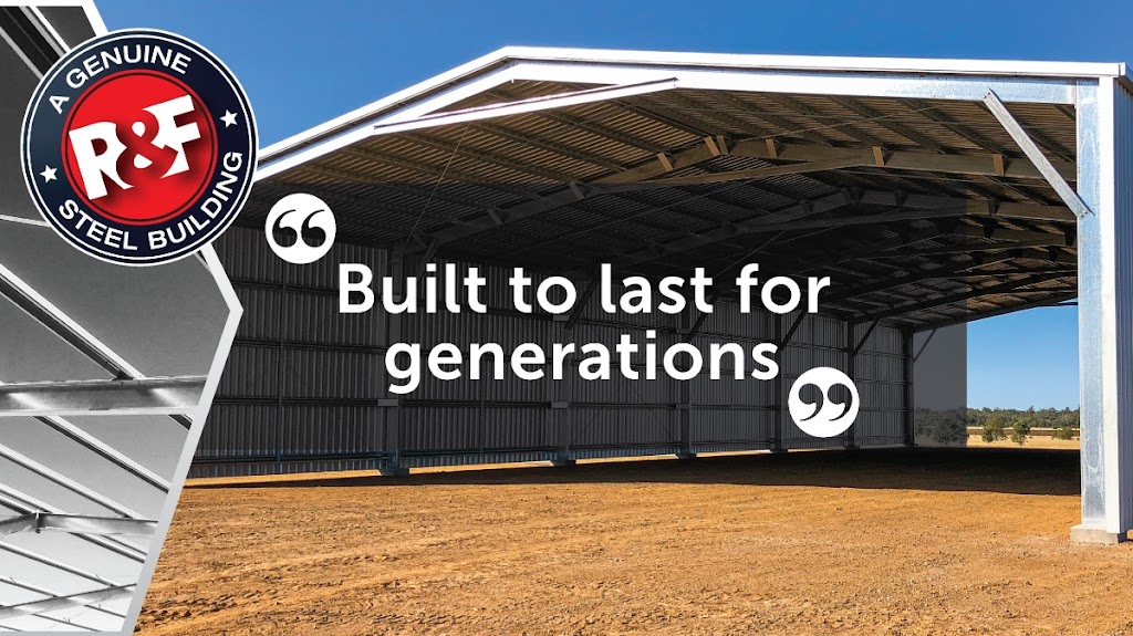 R&F Steel Buildings Emerald | 4 Ironbark Dr, Emerald QLD 4720, Australia | Phone: 0400 574 377
