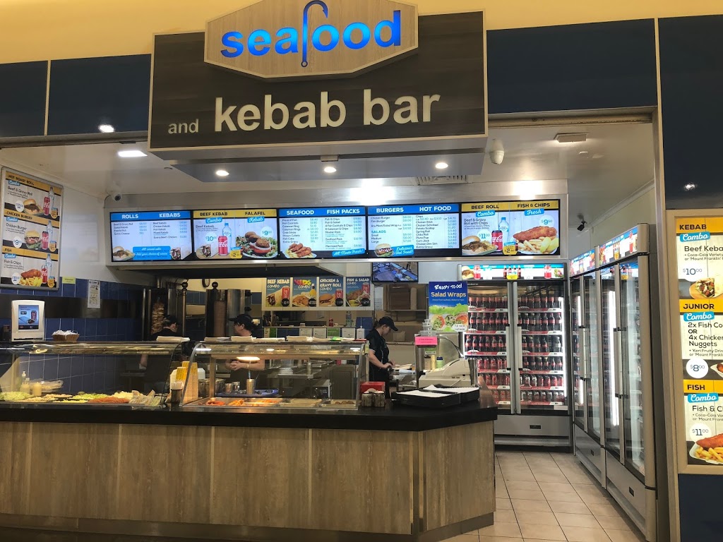 Seafood and Kebab Bar | restaurant | Bridge St, Denne St, West Tamworth NSW 2340, Australia | 0267628888 OR +61 2 6762 8888