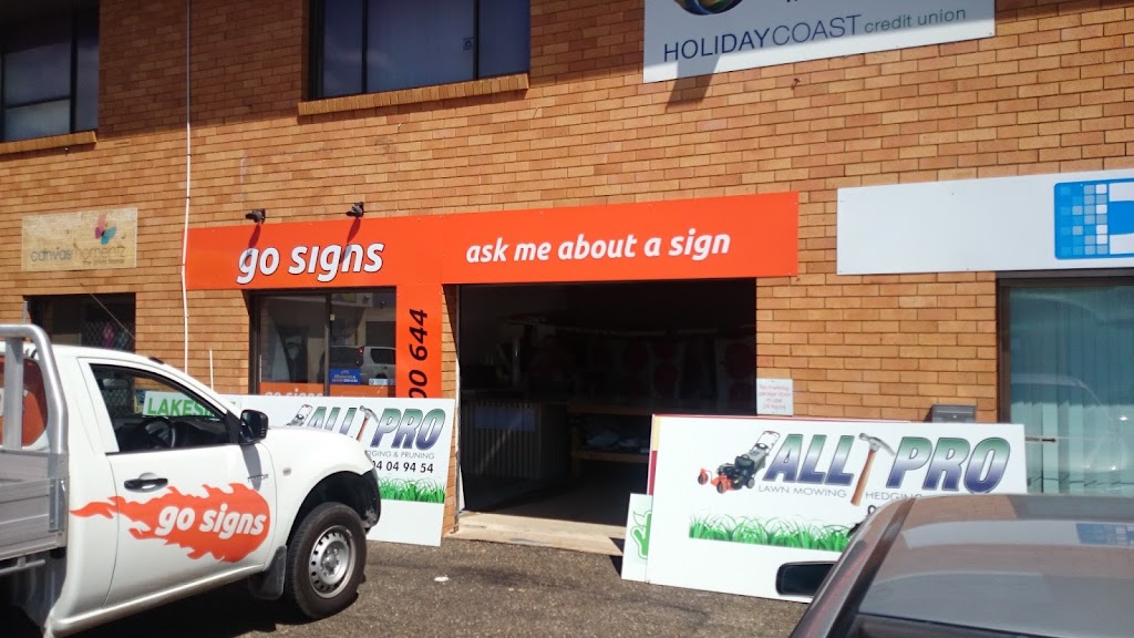 Go Signs | 8/146 Lake Rd, Port Macquarie NSW 2444, Australia | Phone: 0409 700 644