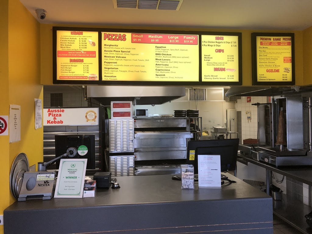 Aussie Pizza and Kebab | restaurant | 1/645 Safety Bay Rd, Waikiki WA 6169, Australia | 0895931300 OR +61 8 9593 1300