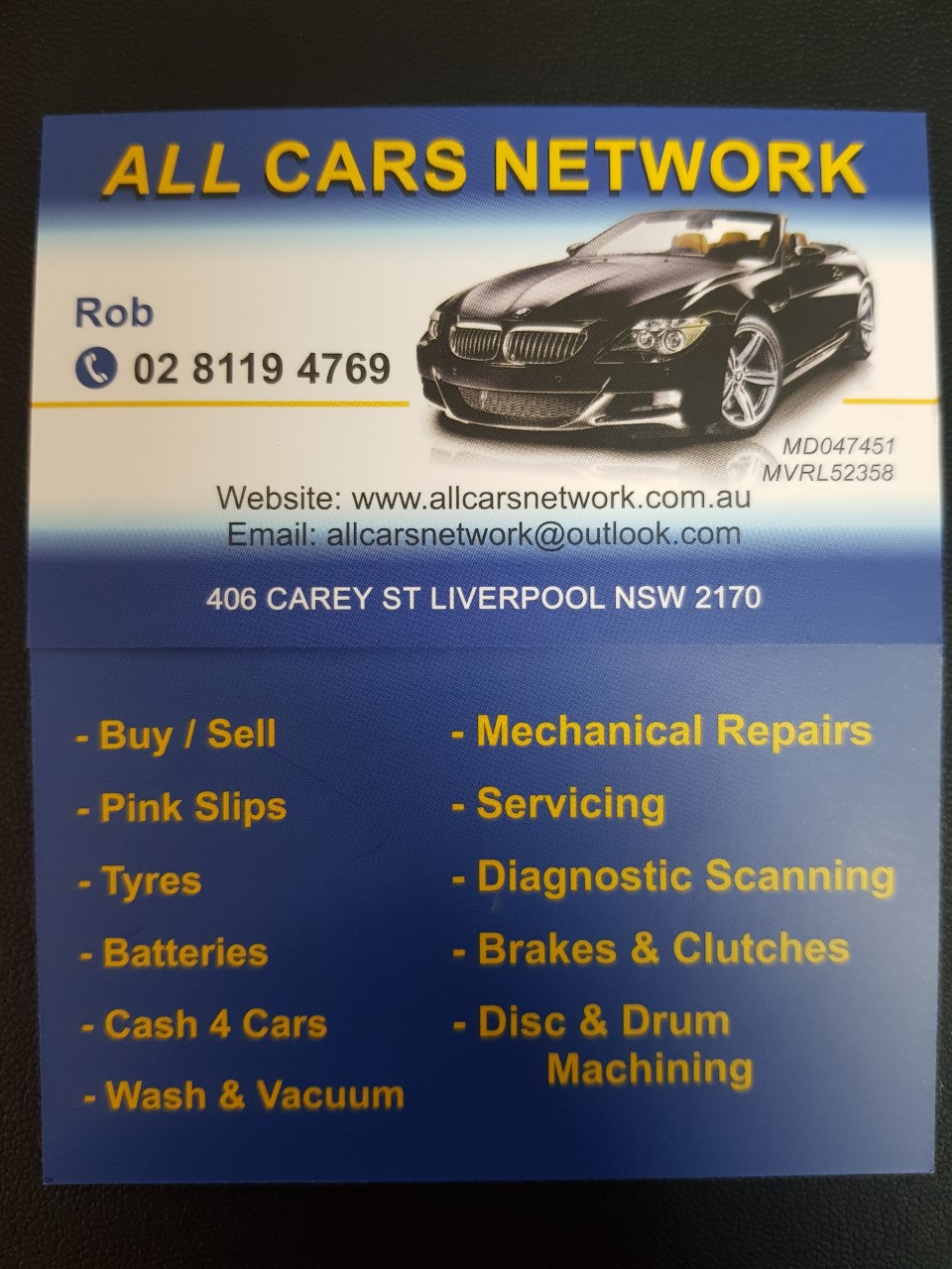 All Cars Network | car repair | 406 Carey St, Liverpool NSW 2170, Australia | 0281194769 OR +61 2 8119 4769