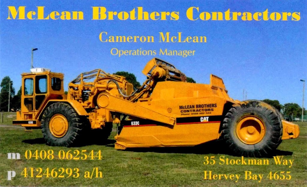 Cameron McLean Earthmoving | general contractor | 1946 Hervey Bay / Maryborough Road, Hervey Bay QLD 4655, Australia | 0408062544 OR +61 408 062 544