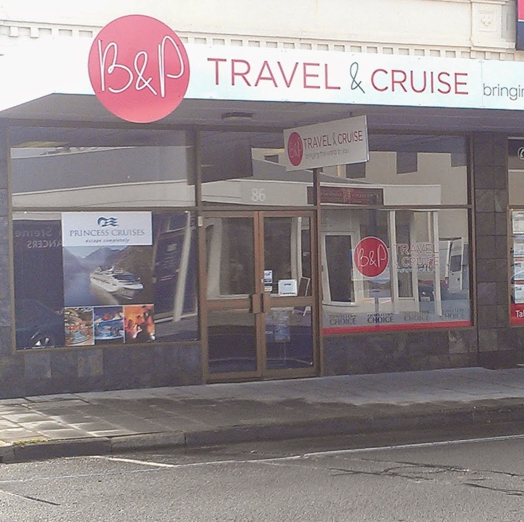 B & P Travel & Cruise | 86 Commercial St W, Mount Gambier SA 5290, Australia | Phone: (08) 8725 7888