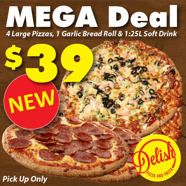 Delish Pizza and Pasta | meal delivery | 280 Berwick-Cranbourne Rd, Clyde North VIC 3978, Australia | 0359980333 OR +61 3 5998 0333