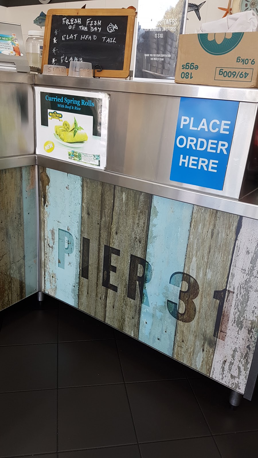 Pier 31 Fish & Chippery | meal takeaway | Shop 56/415 McDonalds Rd, Mill Park VIC 3082, Australia | 0394043100 OR +61 3 9404 3100