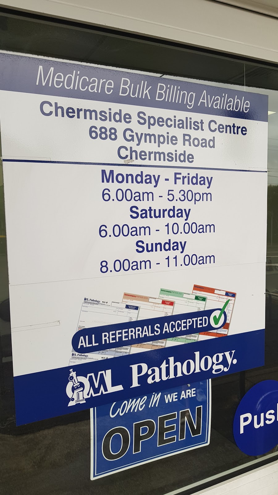 QML Pathology | doctor | Chermside Specialist Centre, Cnr Gympie Rd &, Wallace St, Chermside QLD 4032, Australia | 0733599622 OR +61 7 3359 9622