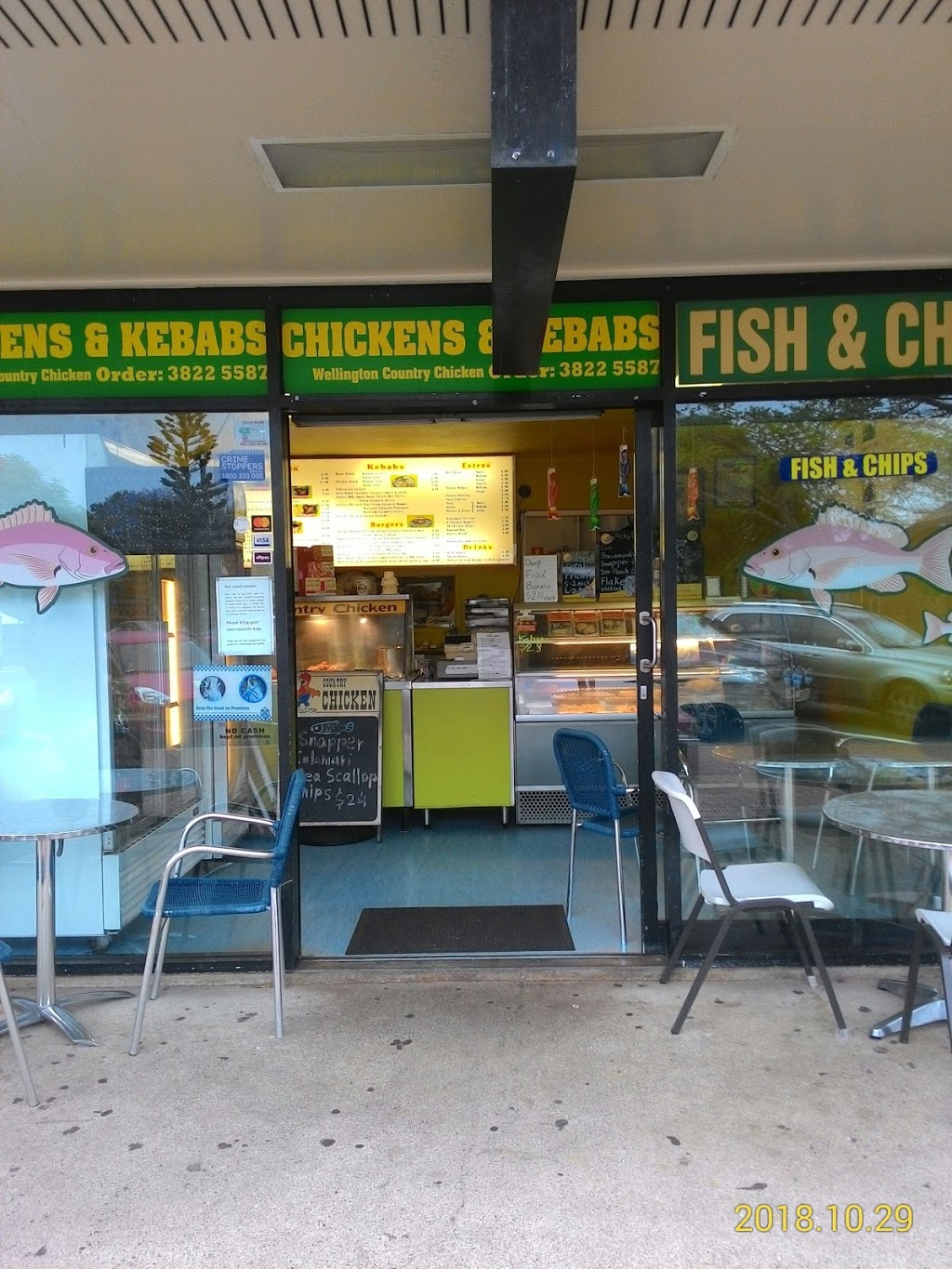 Wellington Country Chicken | restaurant | 368 Main Rd, Wellington Point QLD 4160, Australia | 0738225587 OR +61 7 3822 5587