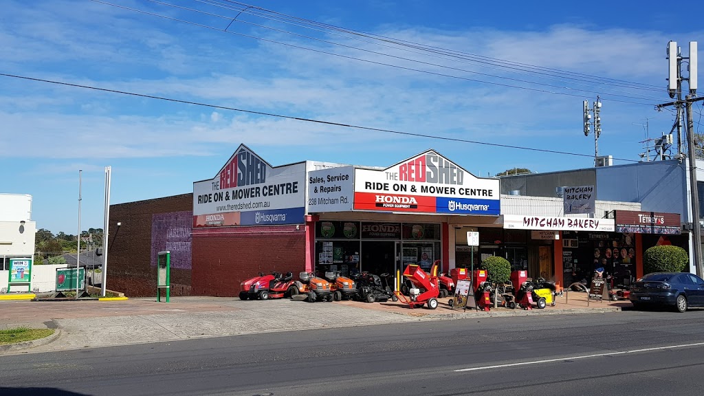 Melbournes Mower Centre - The Red Shed - Mitcham | store | 238 Mitcham Rd, Mitcham VIC 3132, Australia | 0398723132 OR +61 3 9872 3132
