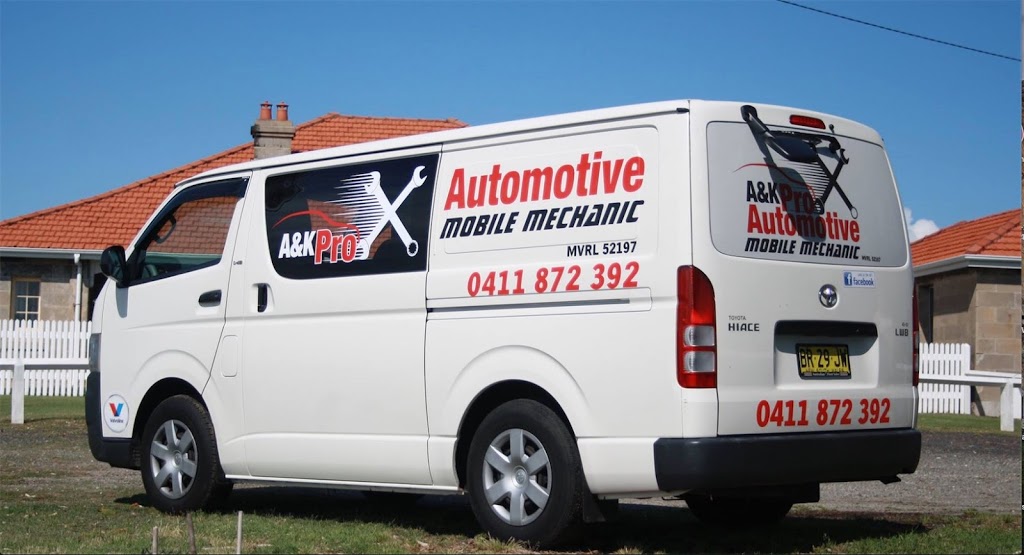Mobile Mechanic: A&K Pro Automotive | 35 Norwood Avenue, Hamlyn Terrace NSW 2259, Australia | Phone: 0411 872 392