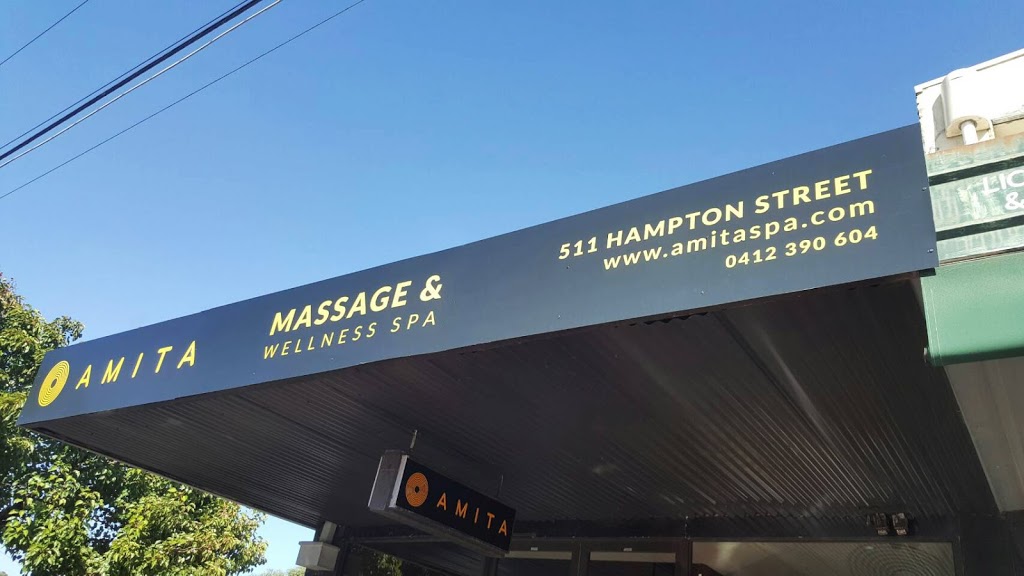 Amita Wellness Massage & Spa | spa | 511 Hampton St, Hampton VIC 3188, Australia | 0412390604 OR +61 412 390 604