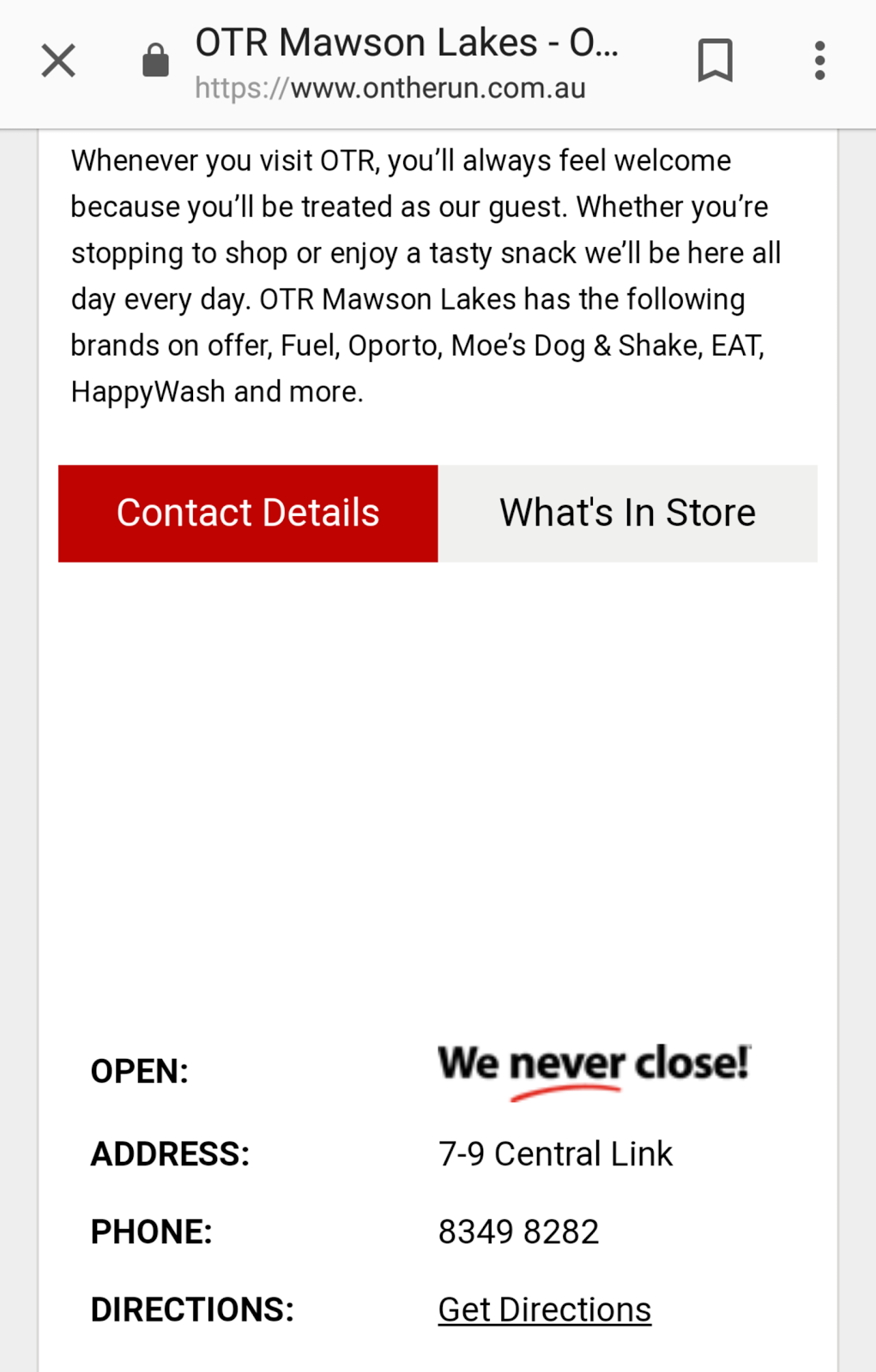 OTR Happy Wash | car wash | 7-9 Central Link, Mawson Lakes SA 5095, Australia | 83498282 OR +61 83498282