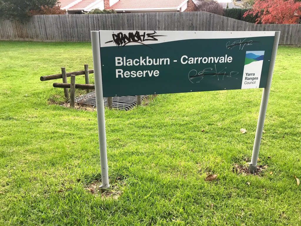 Blackburn- Carronvale Reserve | park | Blackburn Rd, Mooroolbark VIC 3138, Australia