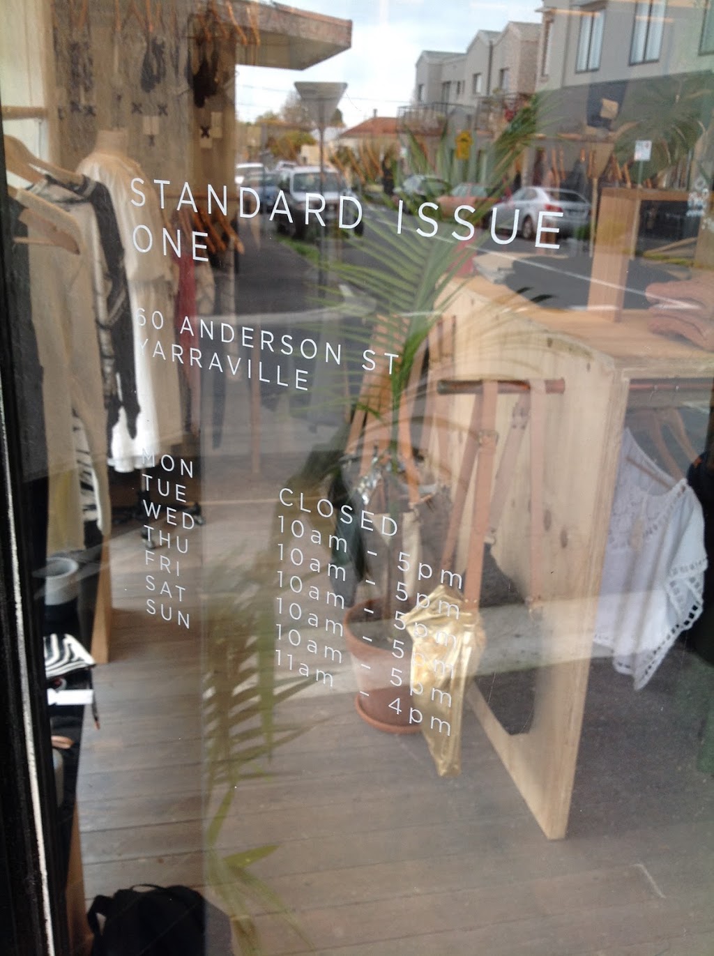 Standard Issue | clothing store | 60 Anderson St, Yarraville VIC 3013, Australia | 0412389471 OR +61 412 389 471