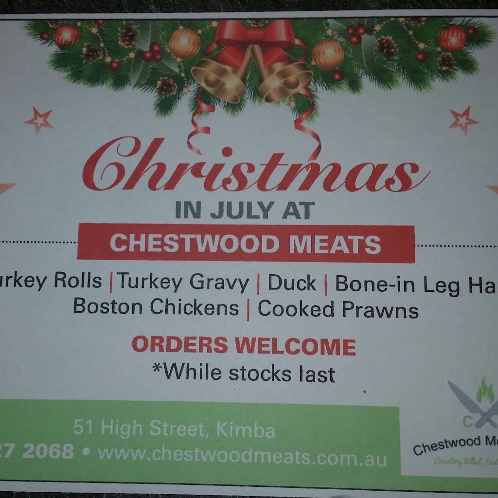 Chestwood Meats | store | 51 High St, Kimba SA 5641, Australia | 0886272068 OR +61 8 8627 2068