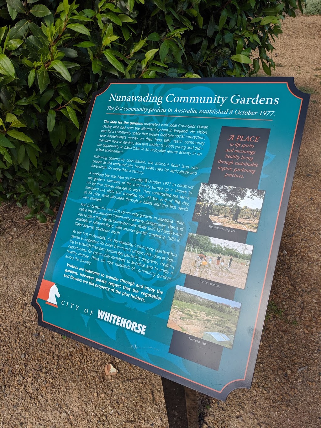 Nunawading Community Gardens | park | 82 Jolimont Rd, Forest Hill VIC 3131, Australia