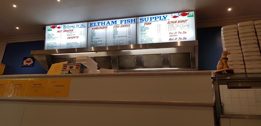 Eltham Fish & Chips Shop | restaurant | 1 Dudley St, Eltham VIC 3095, Australia | 0394399766 OR +61 3 9439 9766