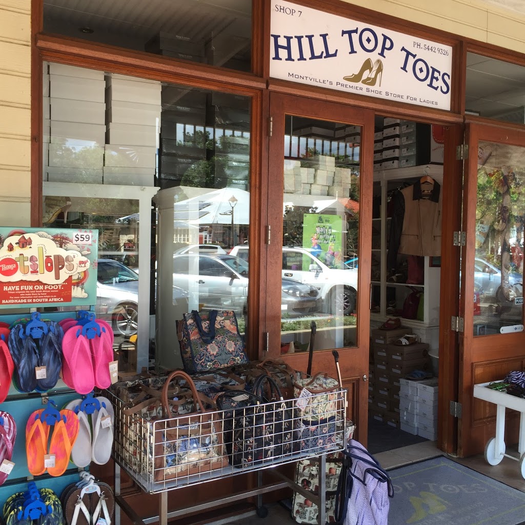 Hill Top Toes | shoe store | Shop 7 127-133 Main St, Montville QLD 4560, Australia | 0754429326 OR +61 7 5442 9326