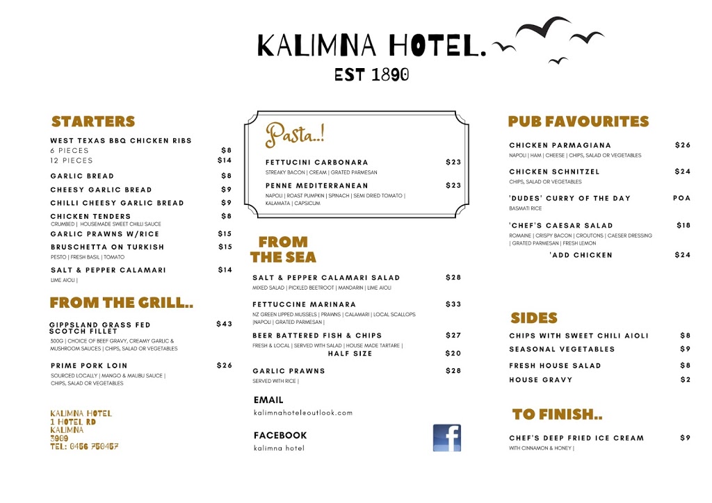 Kalimna Hotel | 1 Hotel Rd, Kalimna VIC 3909, Australia | Phone: 0456 750 457