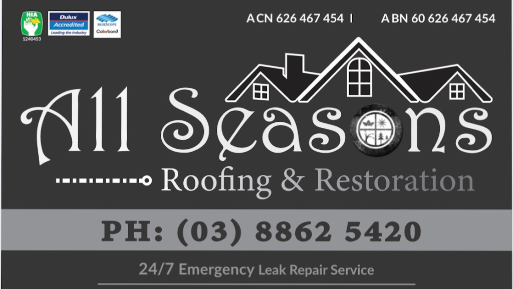 All Seasons Roofing, Roof Repairs, Leaking Roof Repairs Melbourn | roofing contractor | 737 Burwood Road, Hawthorn, Hawthorn East VIC 3122, Australia | 0388625420 OR +61 3 8862 5420