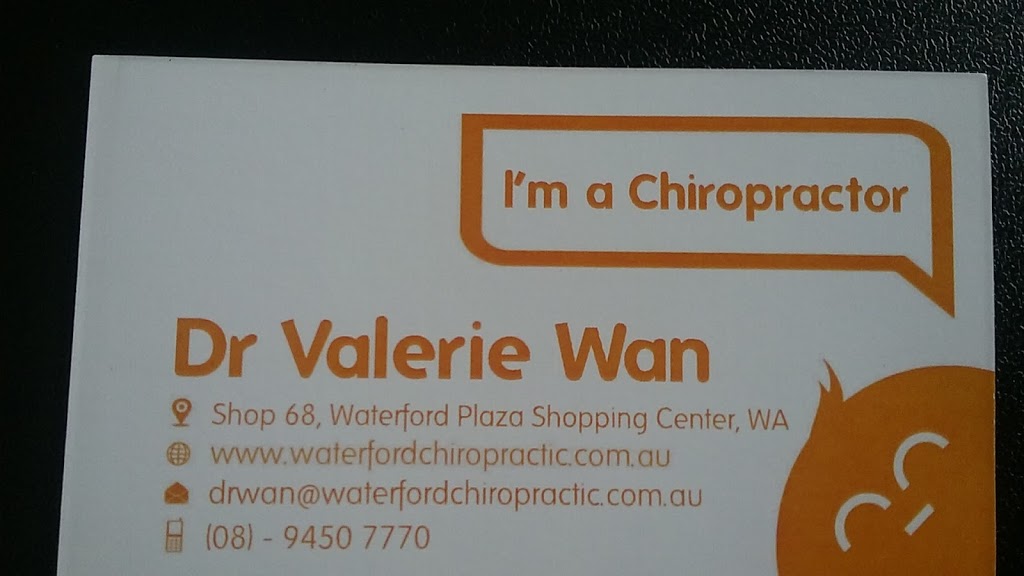 Waterford Chiropractic and Wellness Center | physiotherapist | 100 Manning Rd, Manning WA 6152, Australia | 0894507770 OR +61 8 9450 7770
