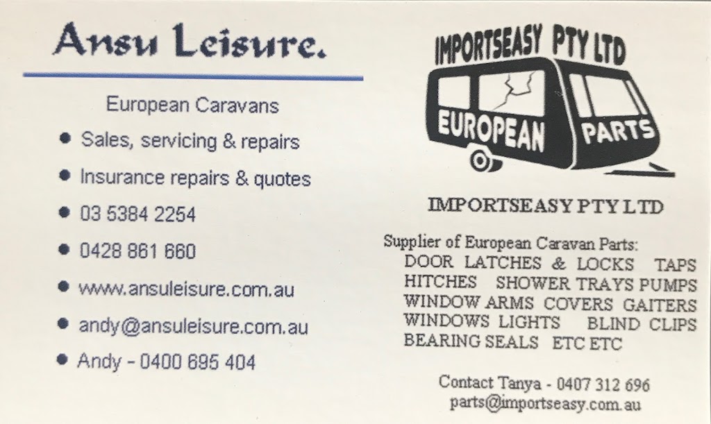 Ansu Leisure Caravan sales | store | 6 Church St, Pimpinio VIC 3401, Australia | 0353842254 OR +61 3 5384 2254