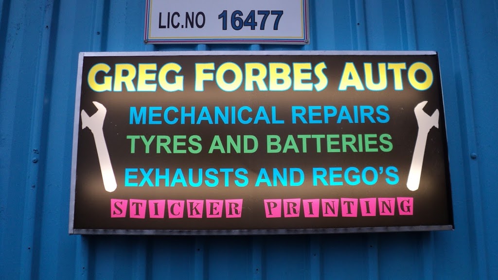 Greg Forbes Automotive | car repair | 1 Hume St, Gloucester NSW 2422, Australia | 0265589022 OR +61 2 6558 9022