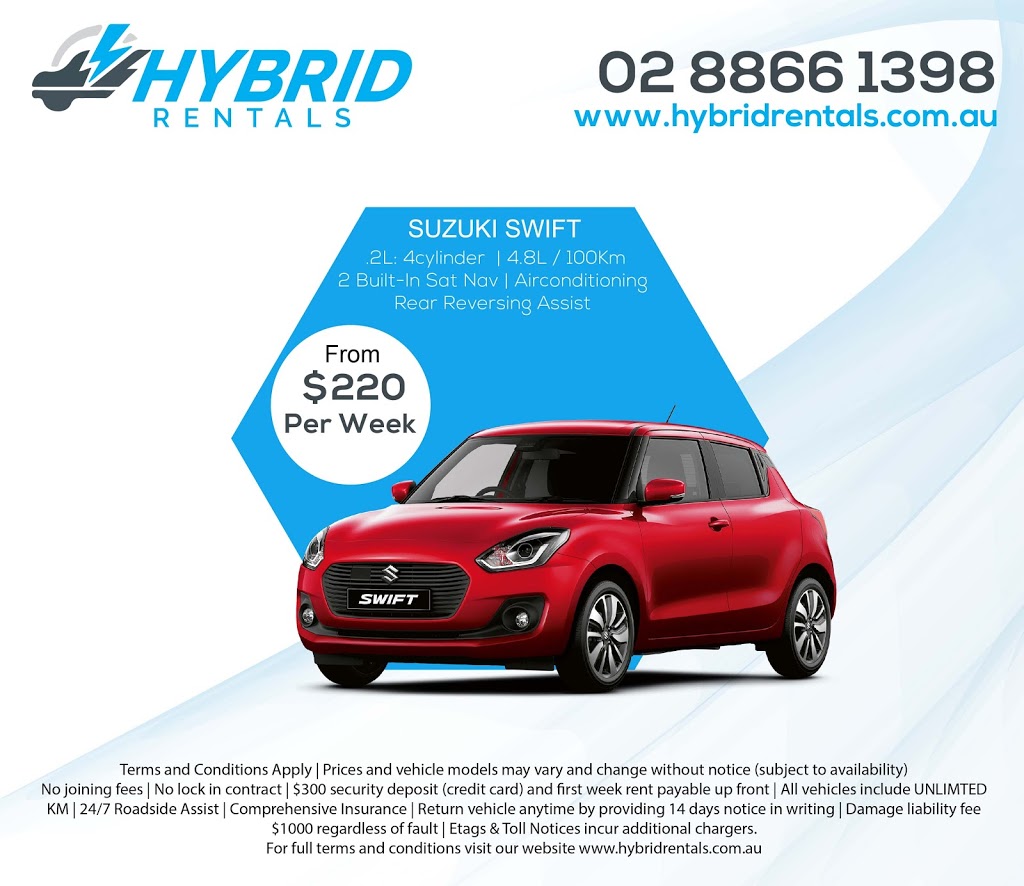Hybrid Rentals | car rental | 561 Forest Rd, Bexley NSW 2207, Australia | 0288661398 OR +61 2 8866 1398