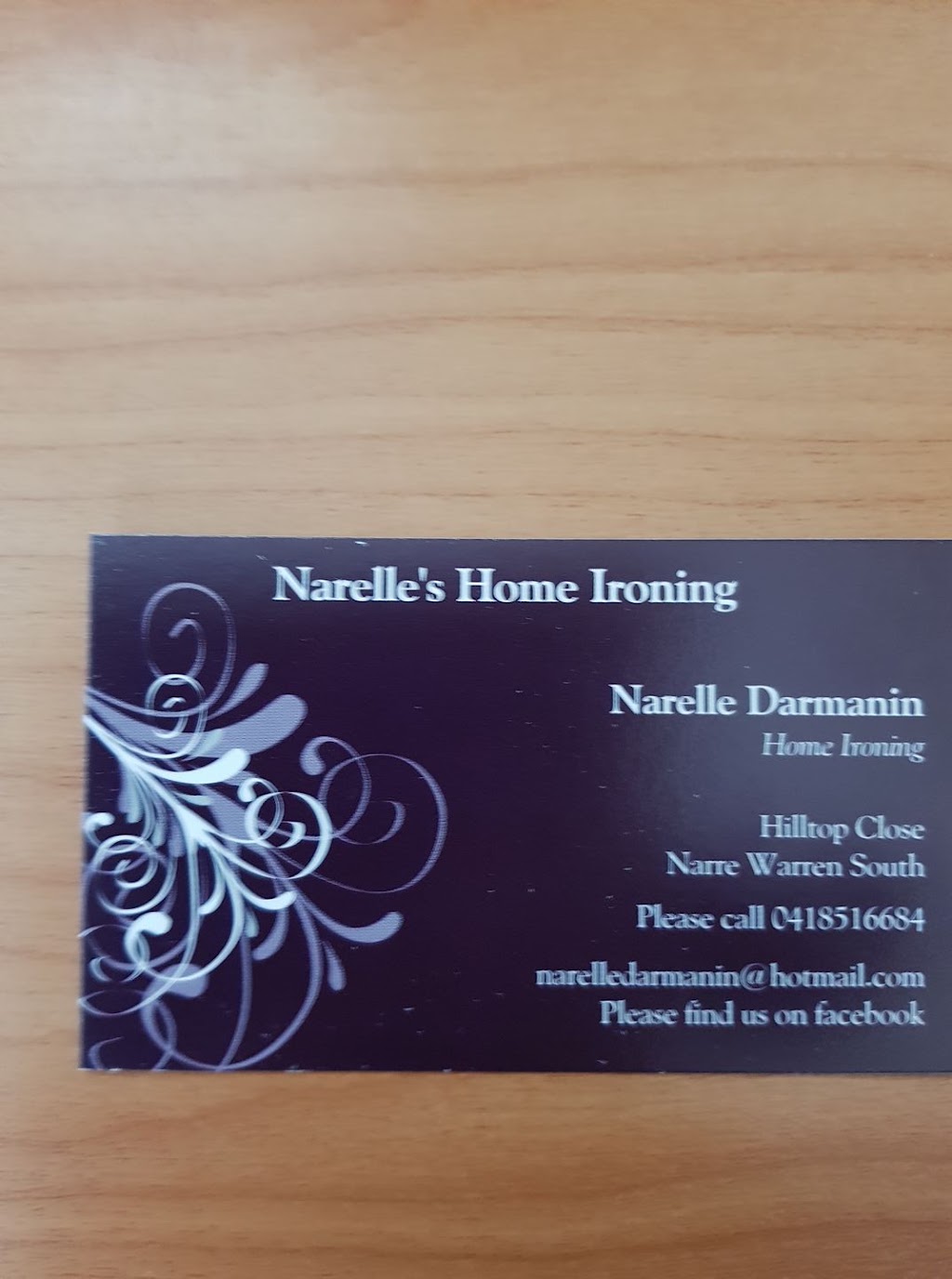 Narelles Home Ironing | 17 Hilltop Cl, Narre Warren South VIC 3805, Australia | Phone: 0418 516 684