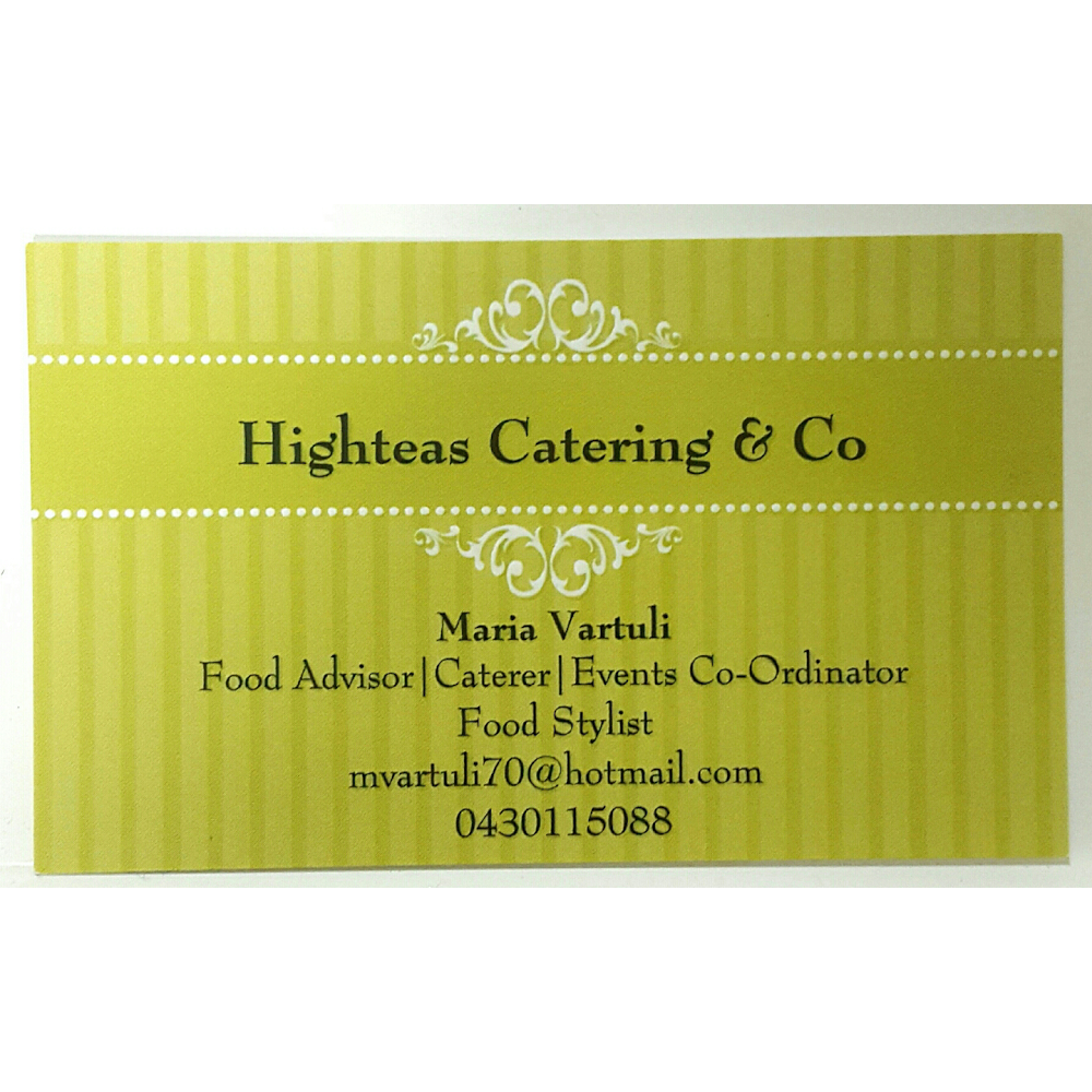 Highteas Catering &Co. | food | Monkton Ave, Middleton Grange NSW 2171, Australia | 0430115088 OR +61 430 115 088