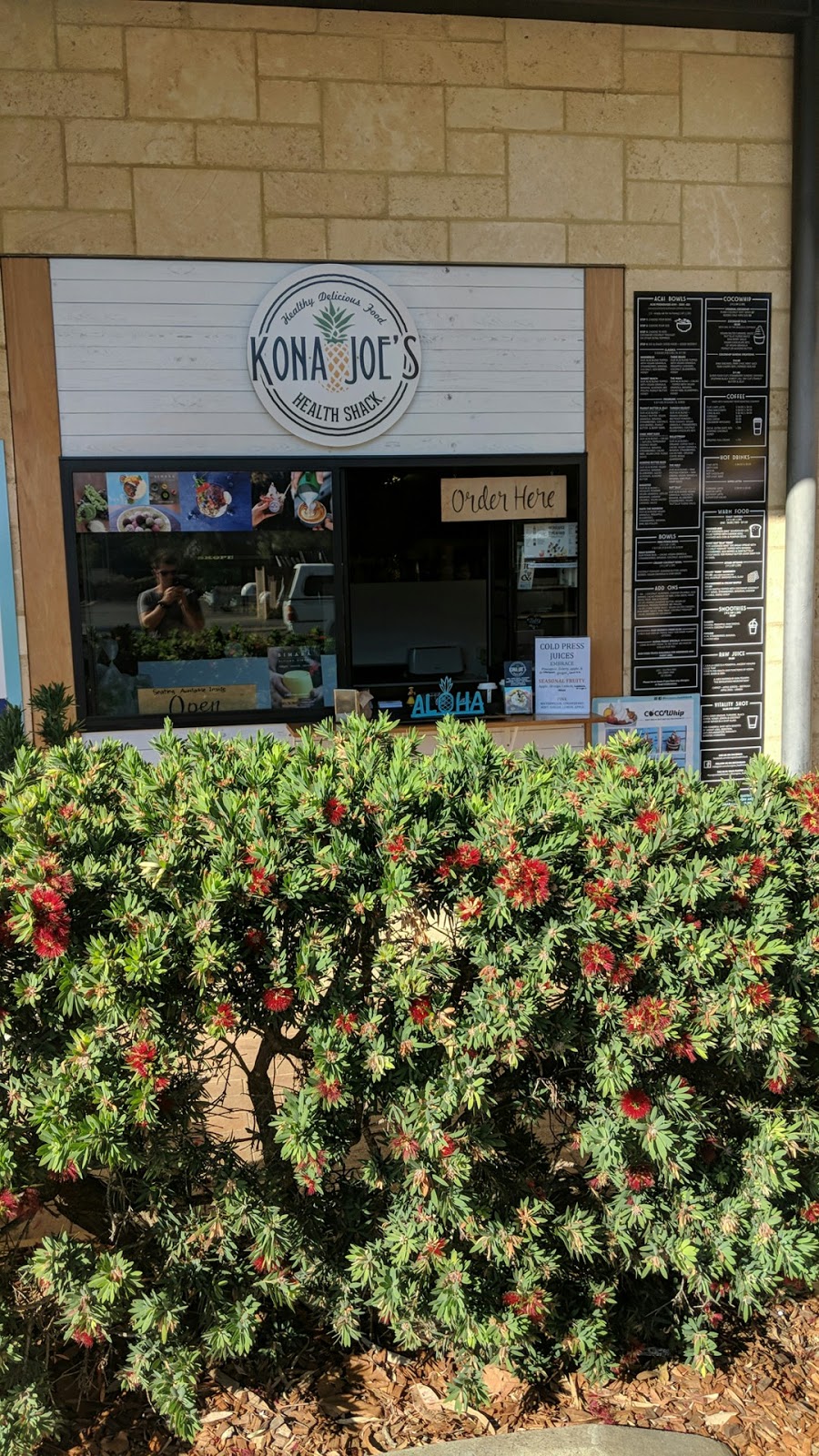 Kona Joes Health Shack | restaurant | 32 Geographe Bay Rd, Dunsborough WA 6281, Australia | 0403026777 OR +61 403 026 777