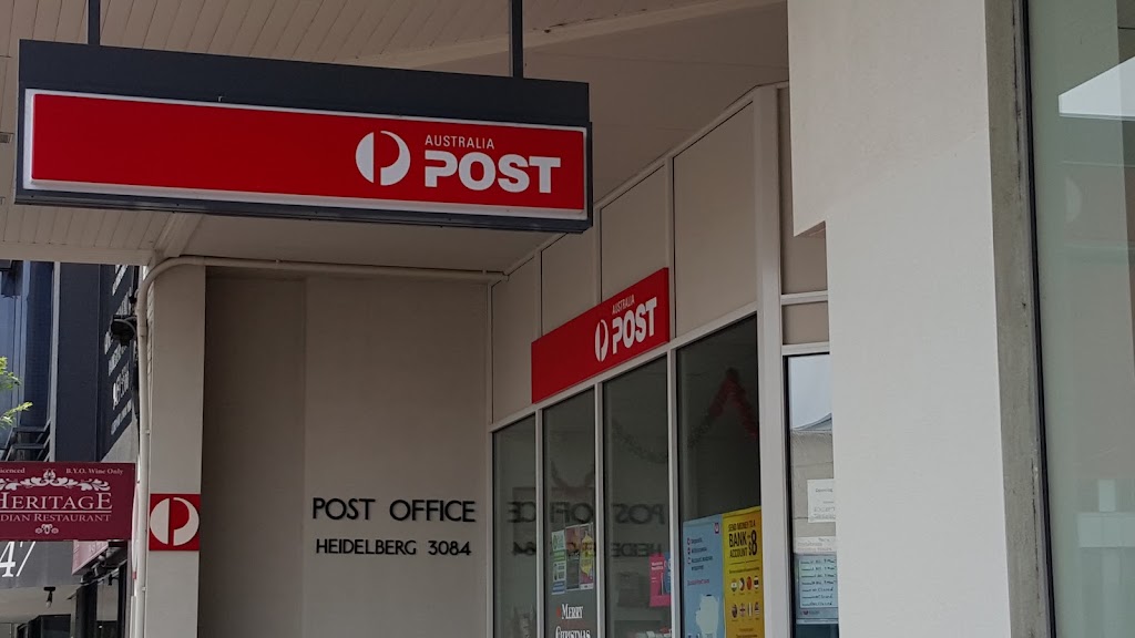 Australia Post - Heidelberg Post Office | 53 Burgundy St, Heidelberg VIC 3084, Australia | Phone: (03) 9457 2048